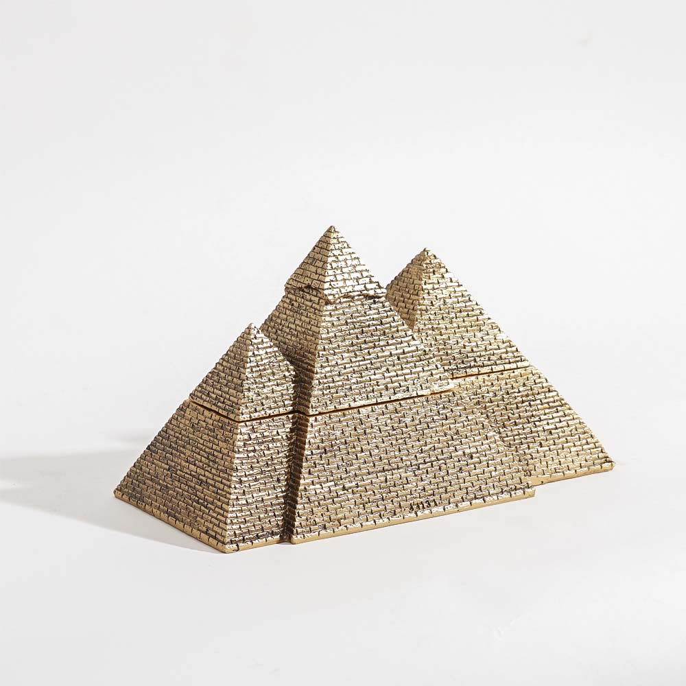 Giza Storage Box - Dull Gold - Image 3