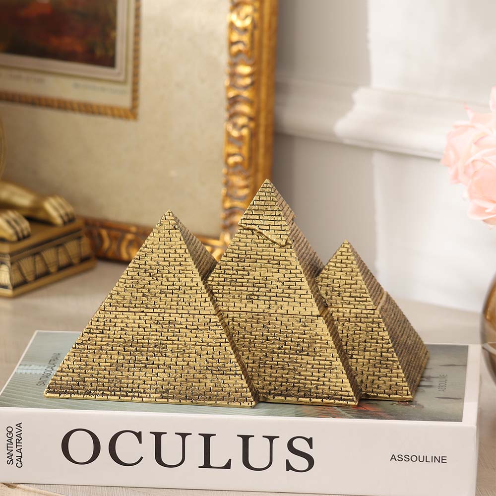Giza Storage Box - Dull Gold - Image 7