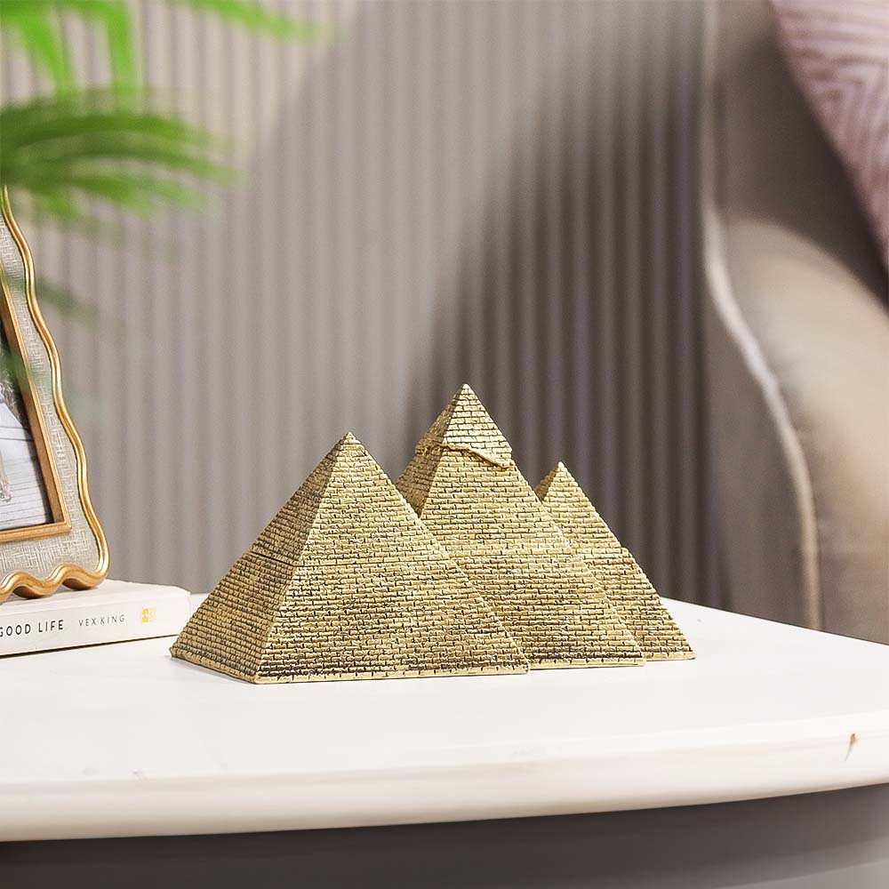 Giza Storage Box - Dull Gold - Image 8