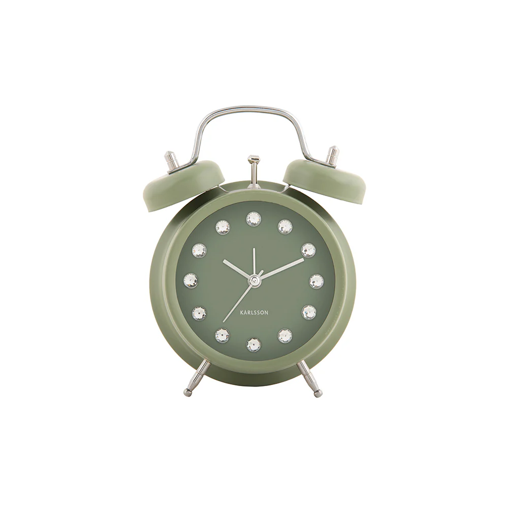 Glam Diamonds Alarm Clock - Green - Image 2