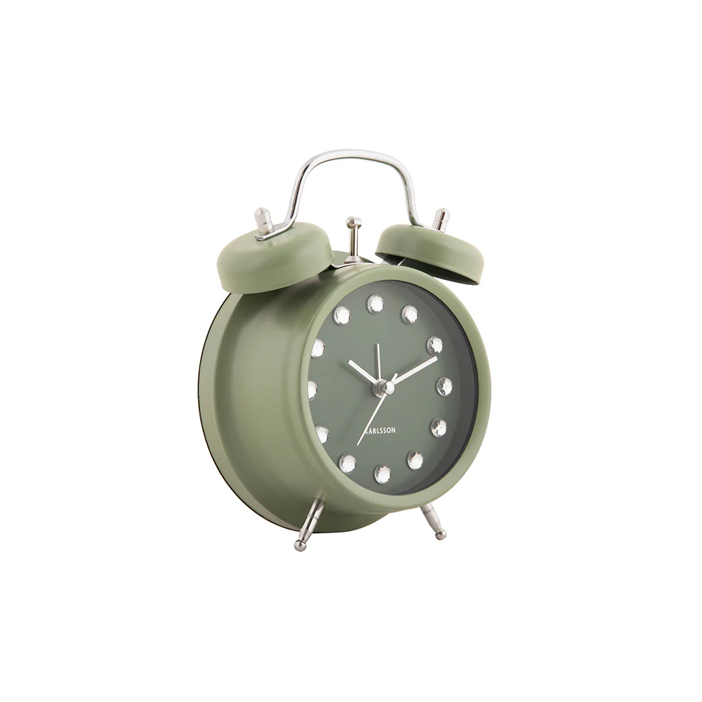 Glam Diamonds Alarm Clock - Green - Image 4