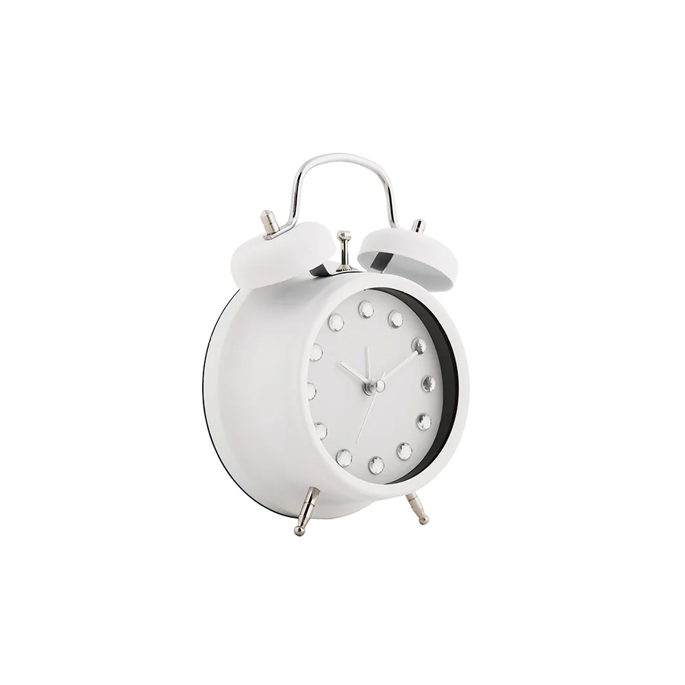 Glam Diamonds Alarm Clock - White - Image 4