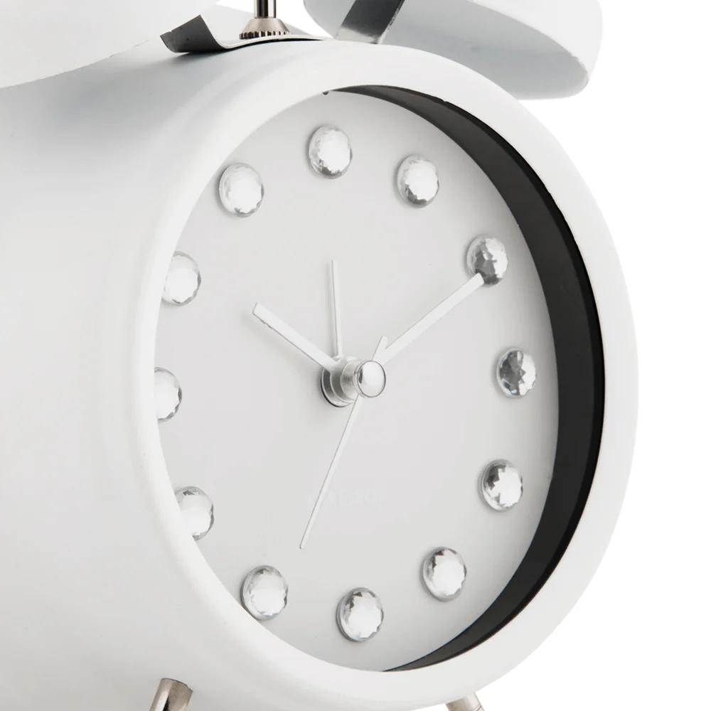 Glam Diamonds Alarm Clock - White - Image 5