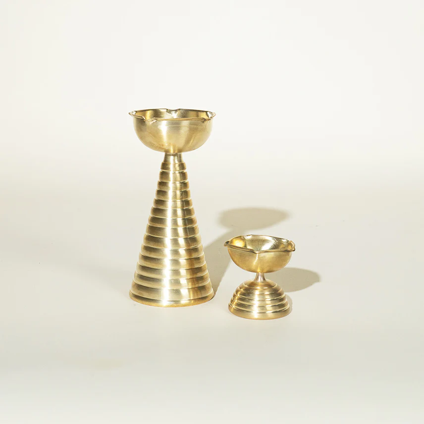 Brass Diyas Gift Set of 2 - Image 3