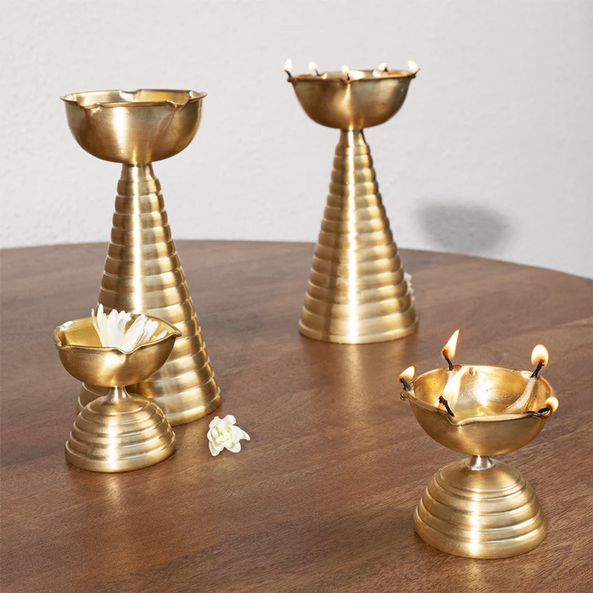Brass Diyas Gift Set of 2 - Image 4