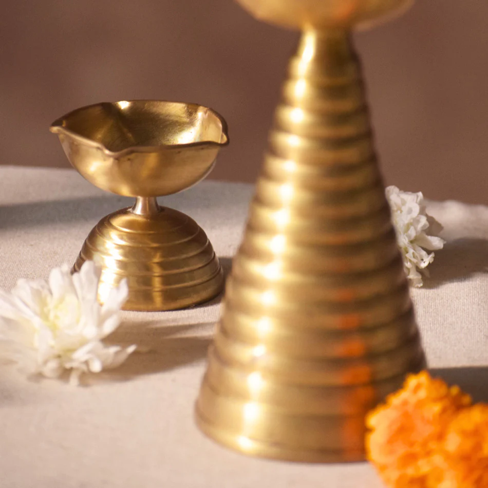 Brass Diyas Gift Set of 2 - Image 5