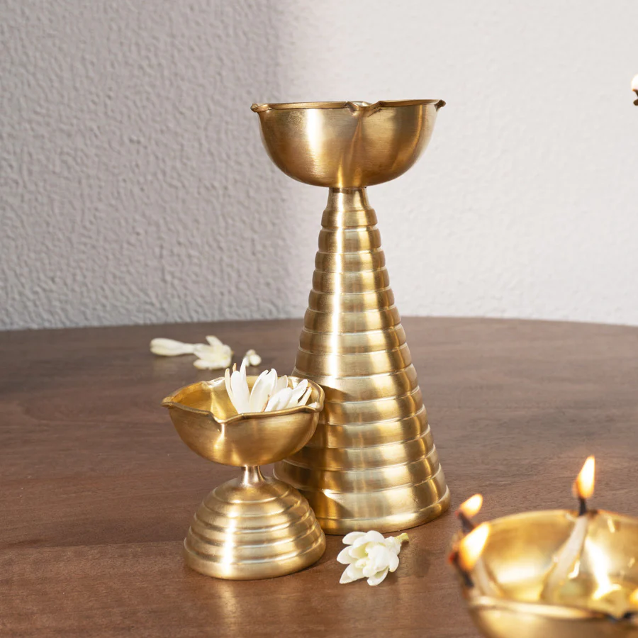 Brass Diyas Gift Set of 2 - Image 8