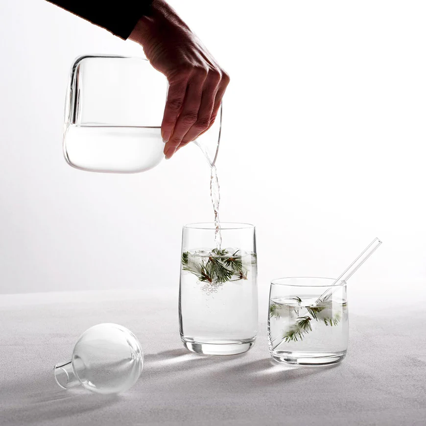 Sarabi Glass Water Carafe 750ml - Clear - Image 8