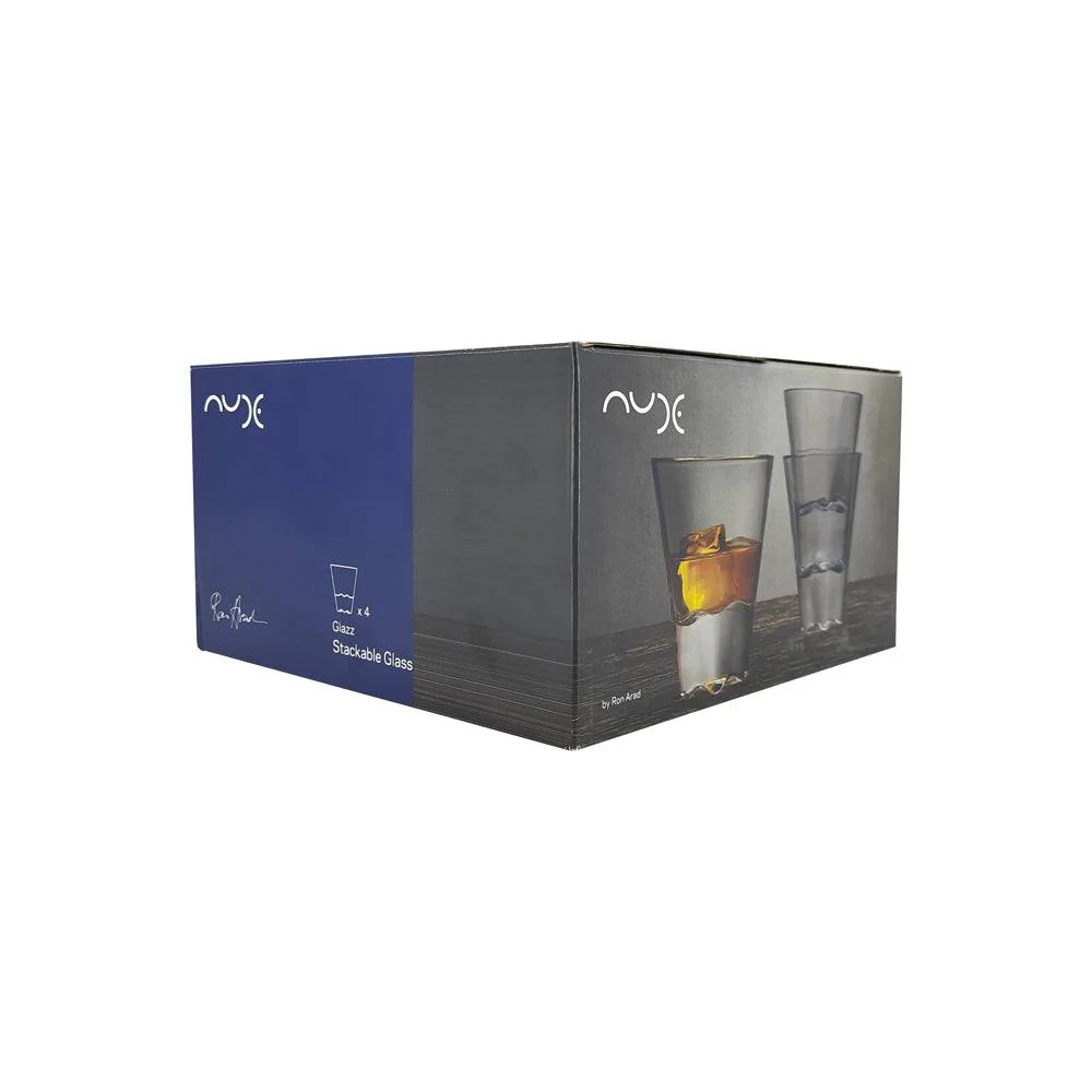 Glazz Stackable Glasses 300ml, Set of 4 - Image 4