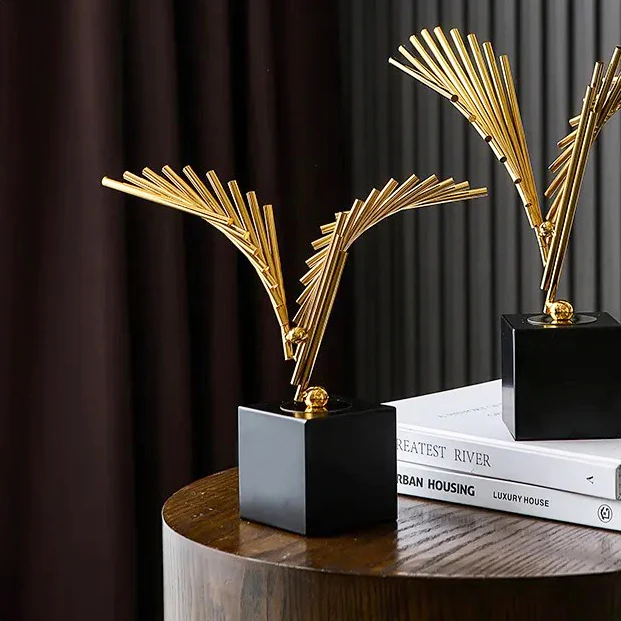 Glide Decorative Sculpture - Gold - Image 2