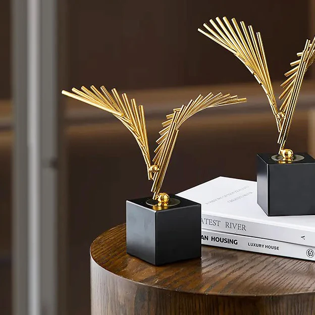 Glide Decorative Sculpture - Gold - Image 6