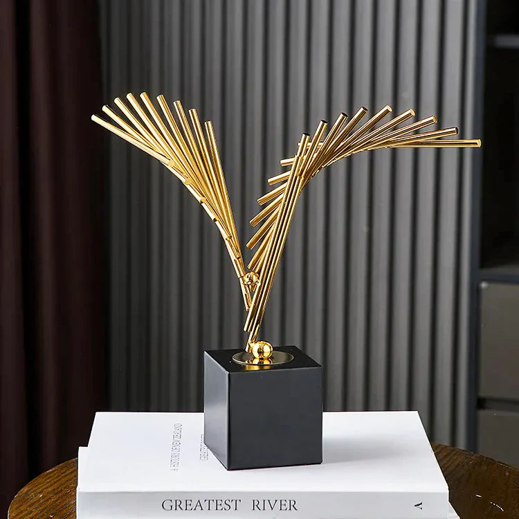 Glide Decorative Sculpture - Gold - Image 7
