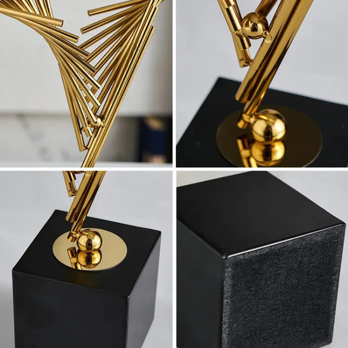 Glide Decorative Sculpture - Gold - Image 8