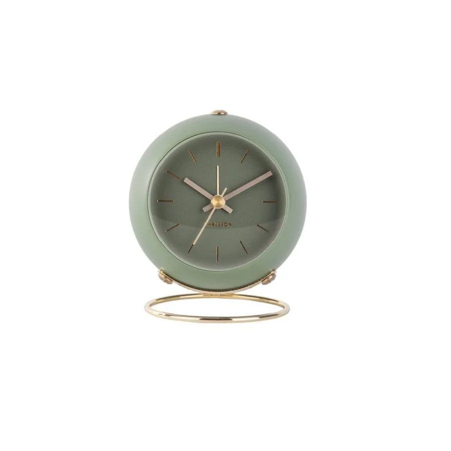 Globe Alarm Clock - Green Gold - Image 5