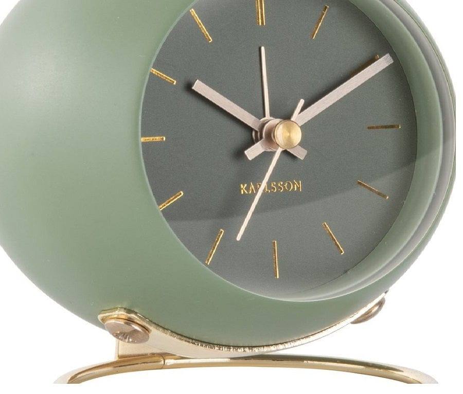 Globe Alarm Clock - Green Gold - Image 6