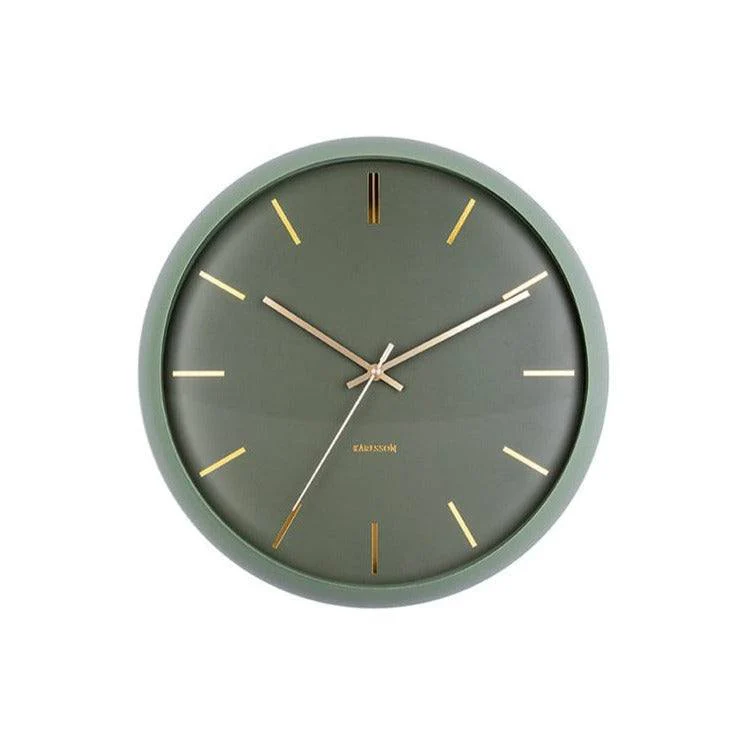 Globe Wall Clock 40cm - Moss Green - Image 5