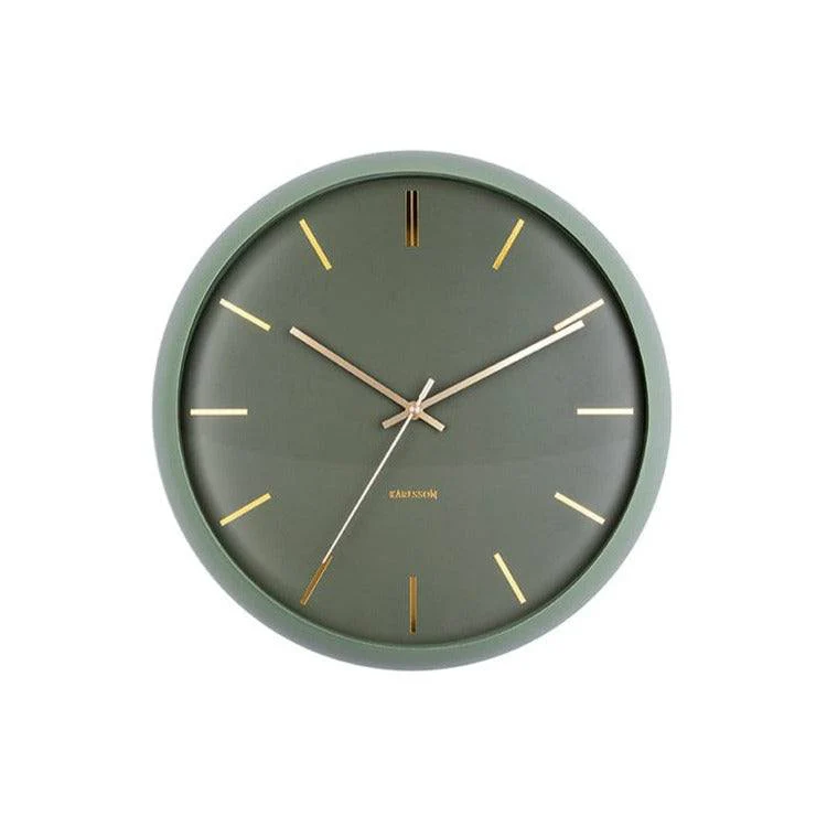 Globe Wall Clock 40cm - Moss Green - Image 6