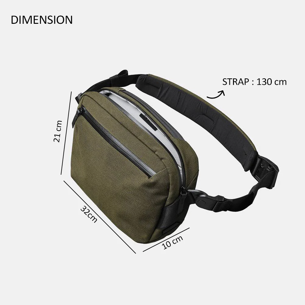 Go Sling Bag - Axoflux Army Green - Image 7