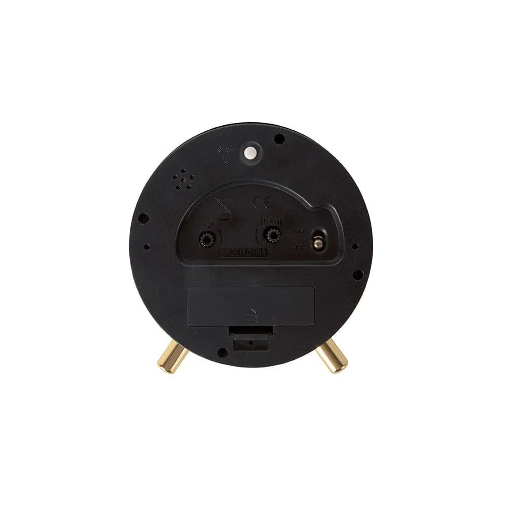 Gold Disc Alarm Clock - Black - Image 5