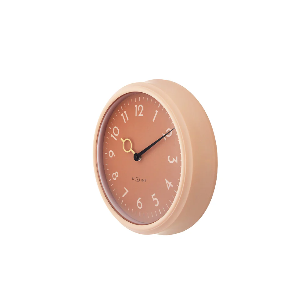 Golden Hour Wall Clock 30cm - Peach - Image 5