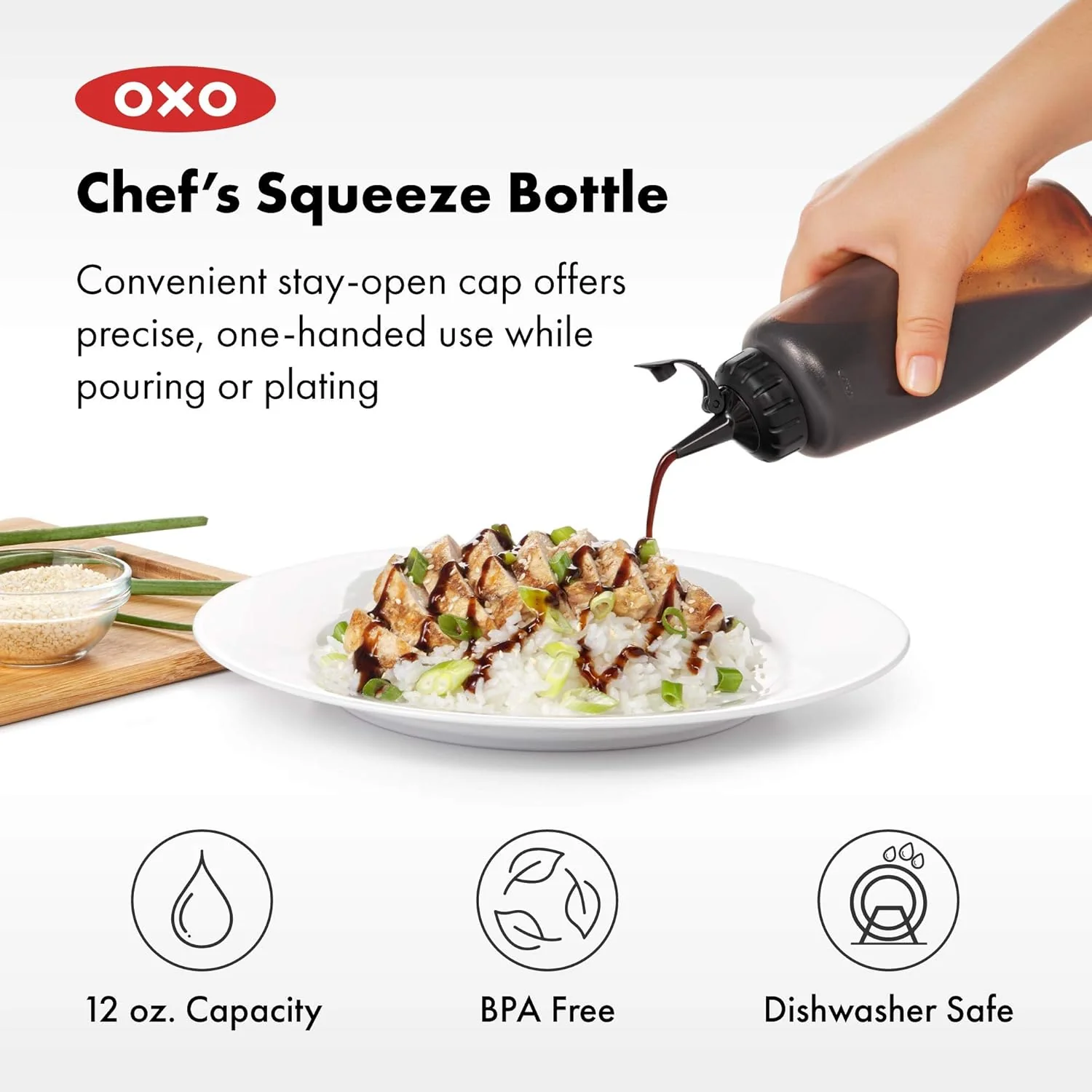 Good Grips Chef's Squeeze Bottle 355ml - Image 11