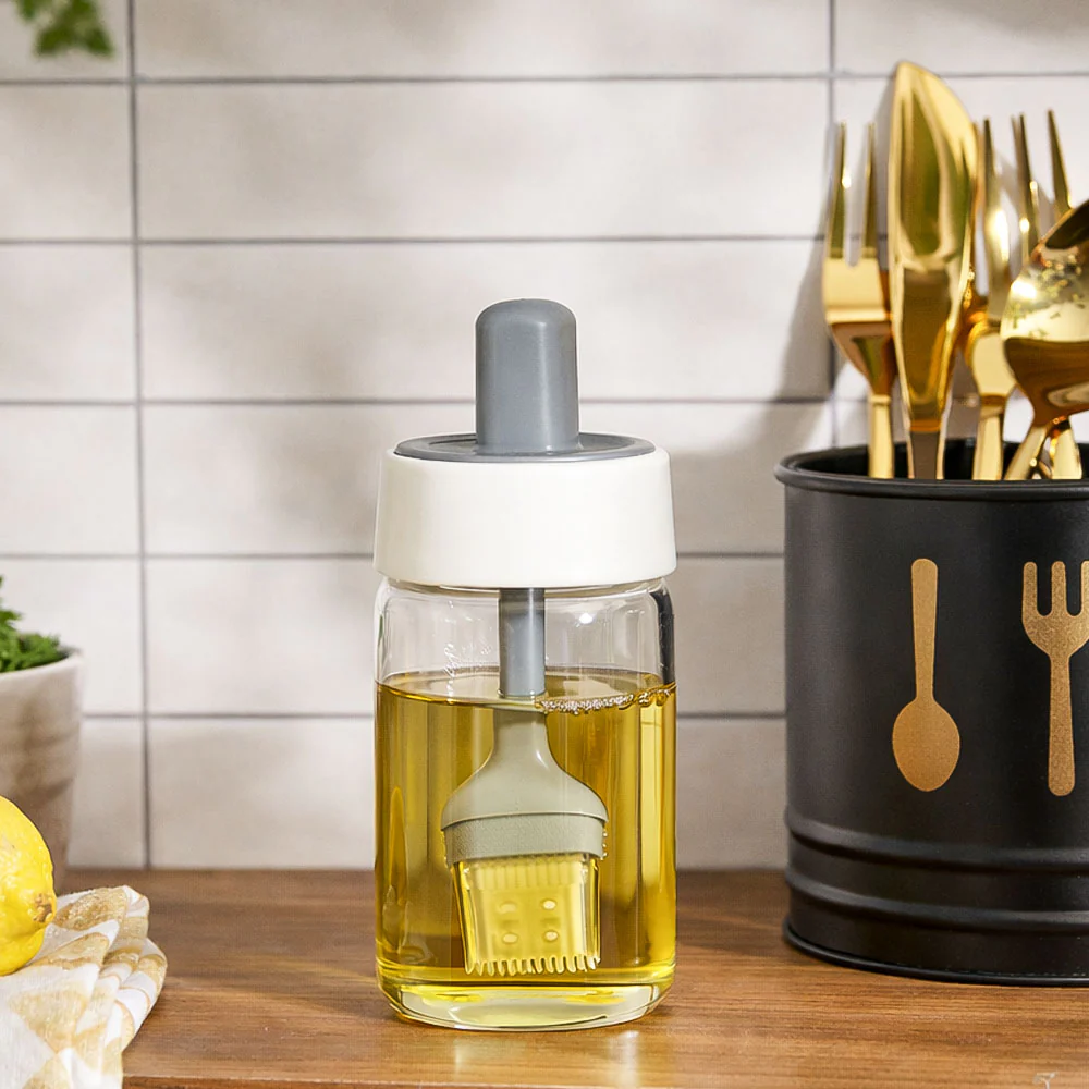 Good Grips Glass Oil Bottle & Silicone Brush Set - Image 8