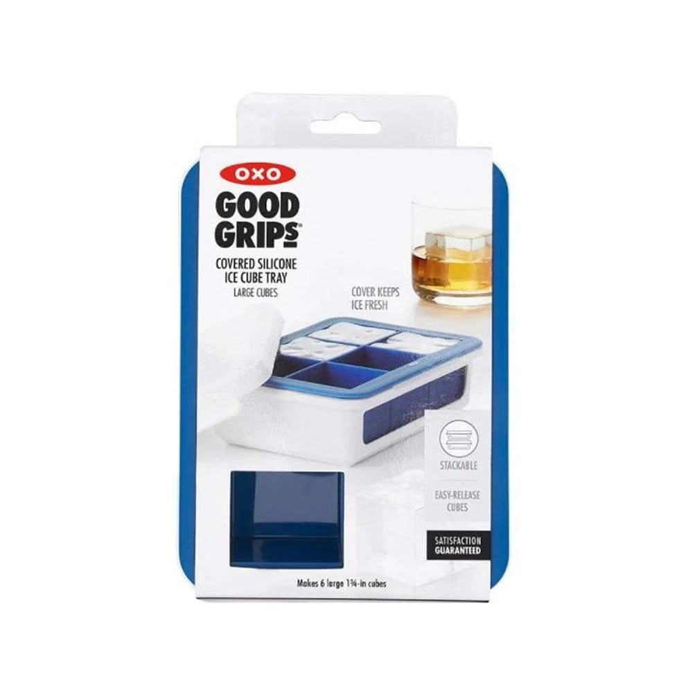 Good Grips Ice Cube Tray with Lid - Large Cubes - Image 9