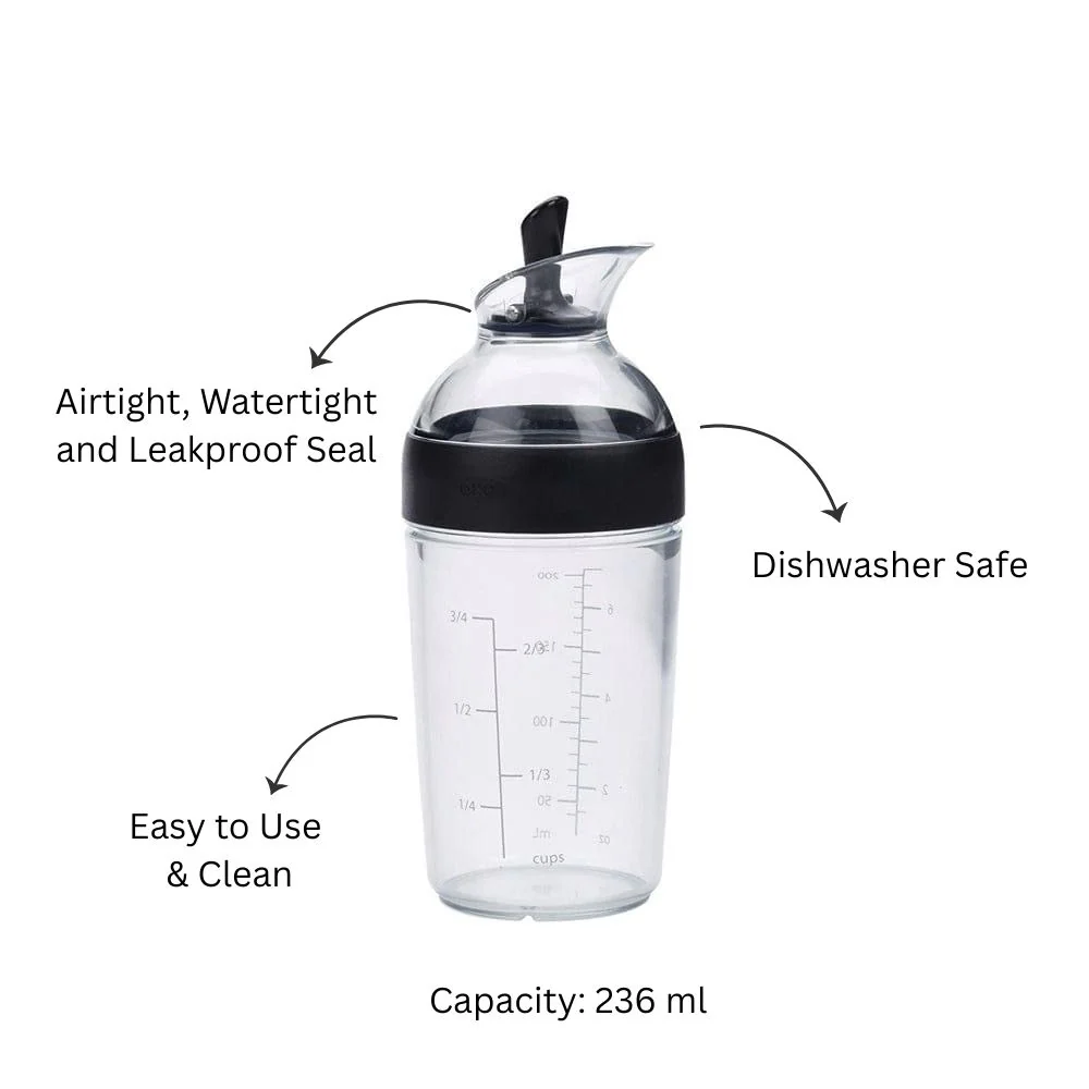 Good Grips Salad Dressing Shaker Small - Black - Image 6