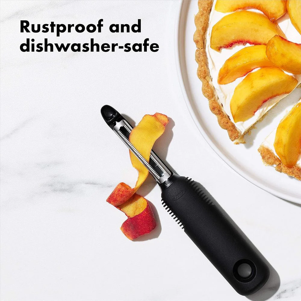Good Grips Serrated Peeler - Black - Image 4