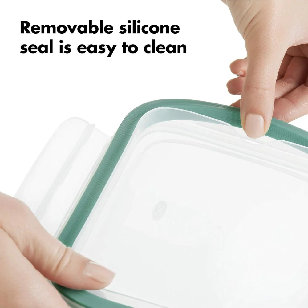 Smart Seal Rectangular Glass Container - 1800ml - Image 6