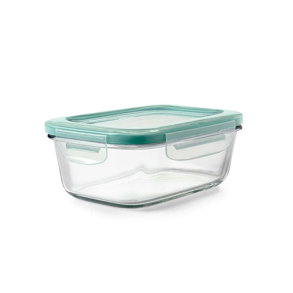 Smart Seal Rectangular Glass Container - 800ml - Image 3
