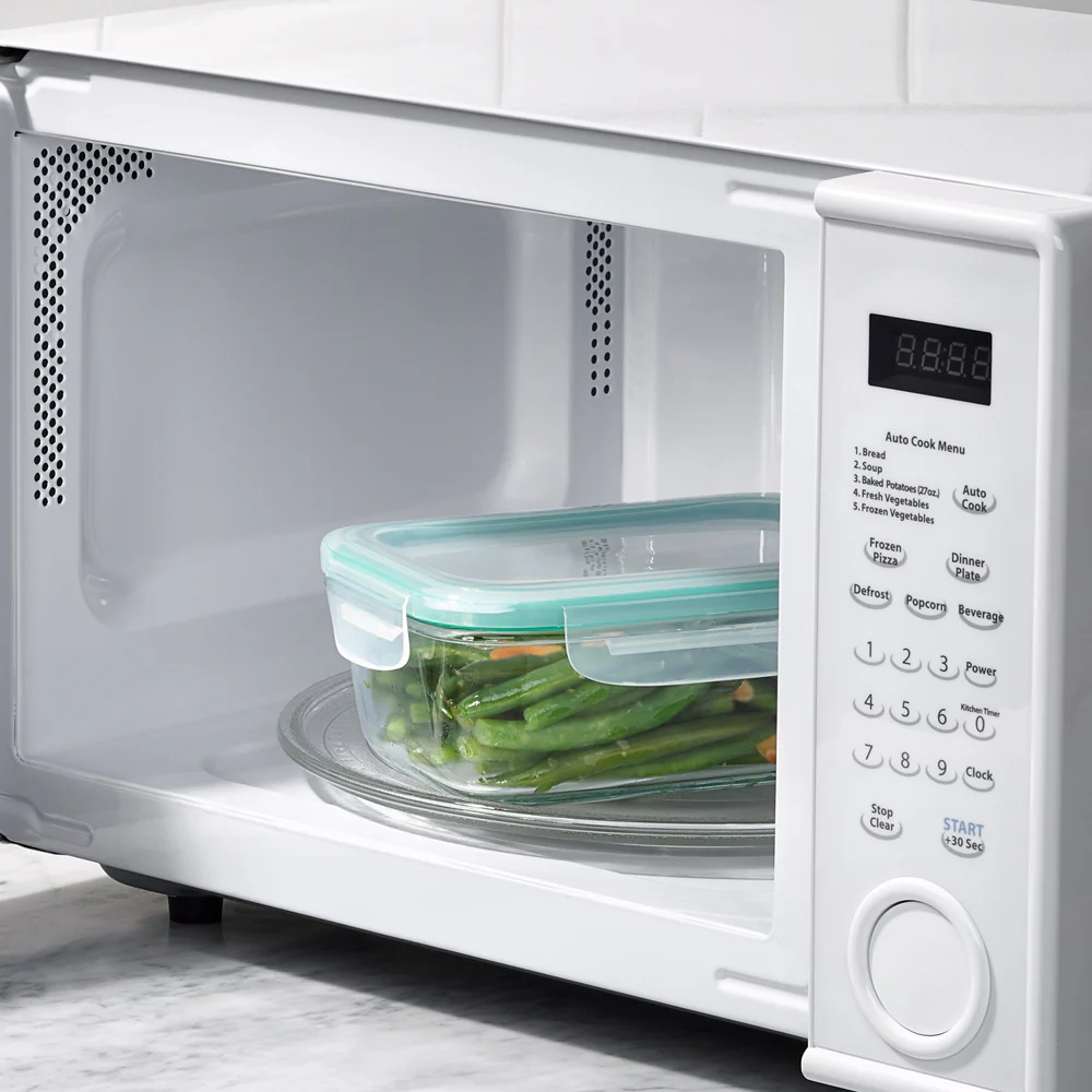 Smart Seal Rectangular Glass Container - 800ml - Image 4