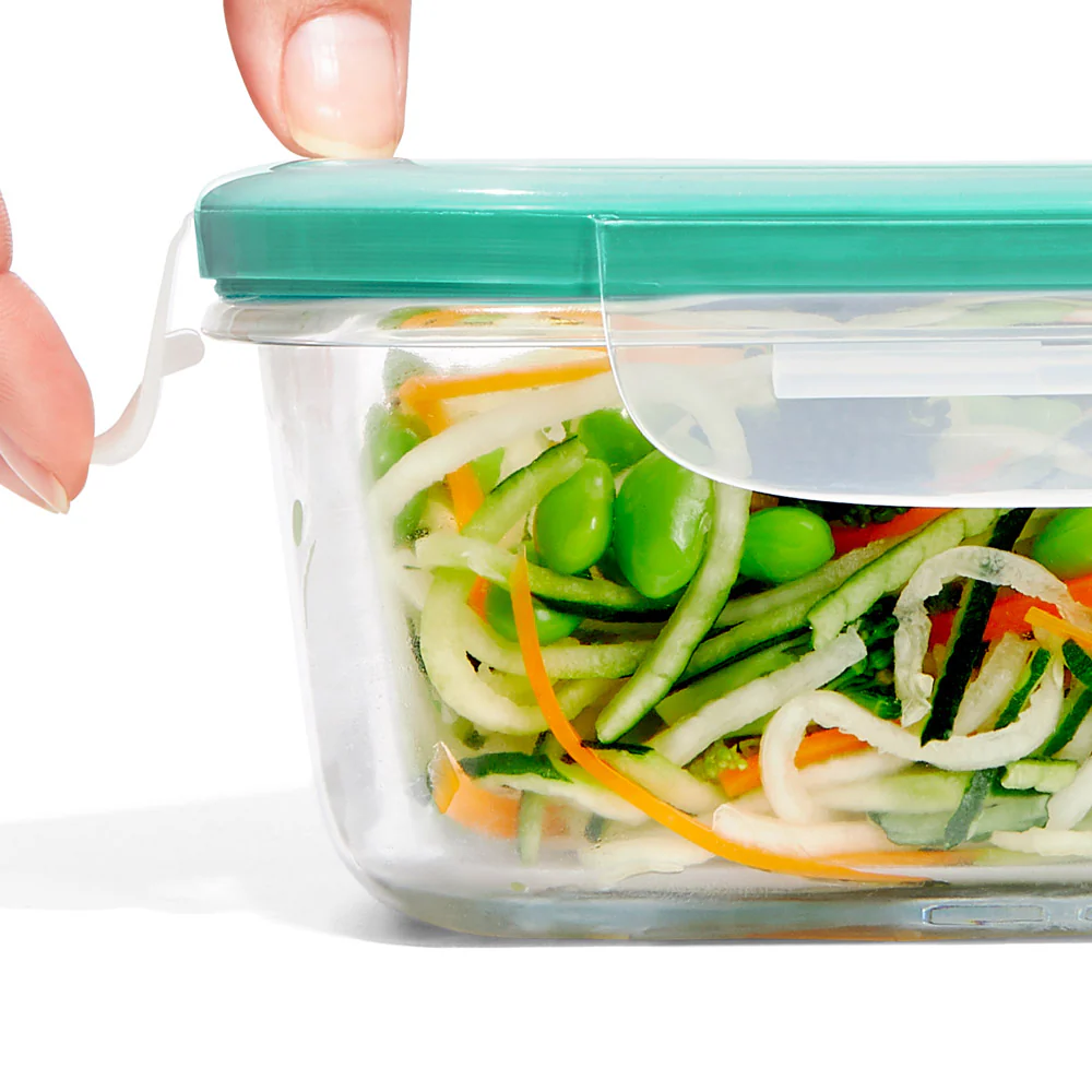 Smart Seal Rectangular Glass Container - 800ml - Image 5