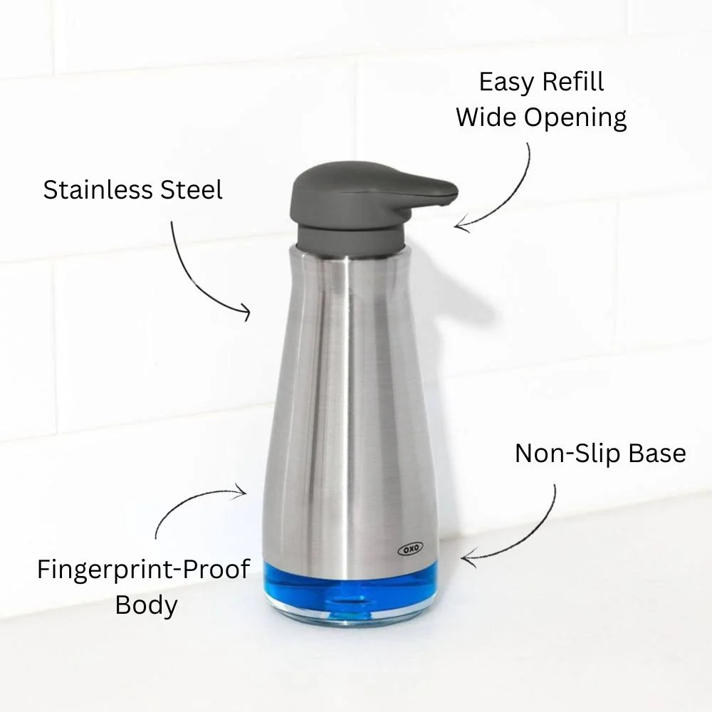 Good Grips Stainless Steel Soap Dispenser - Image 4
