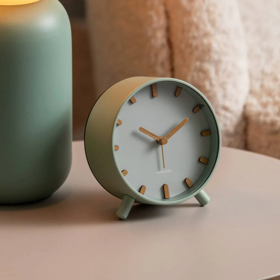 Grace Alarm Clock - Grayed Jade