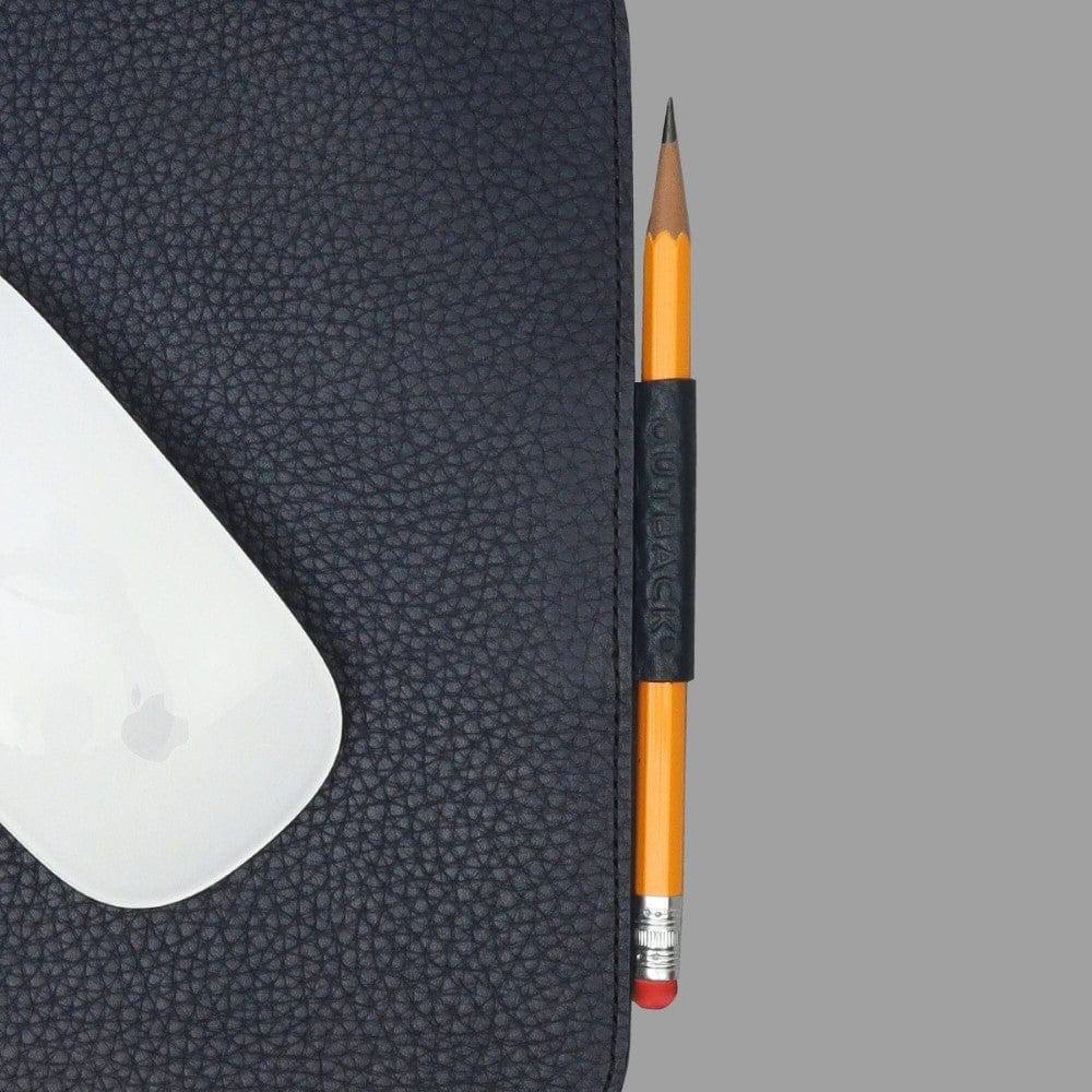 Grained Leather Mouse Pad - Navy - Image 3