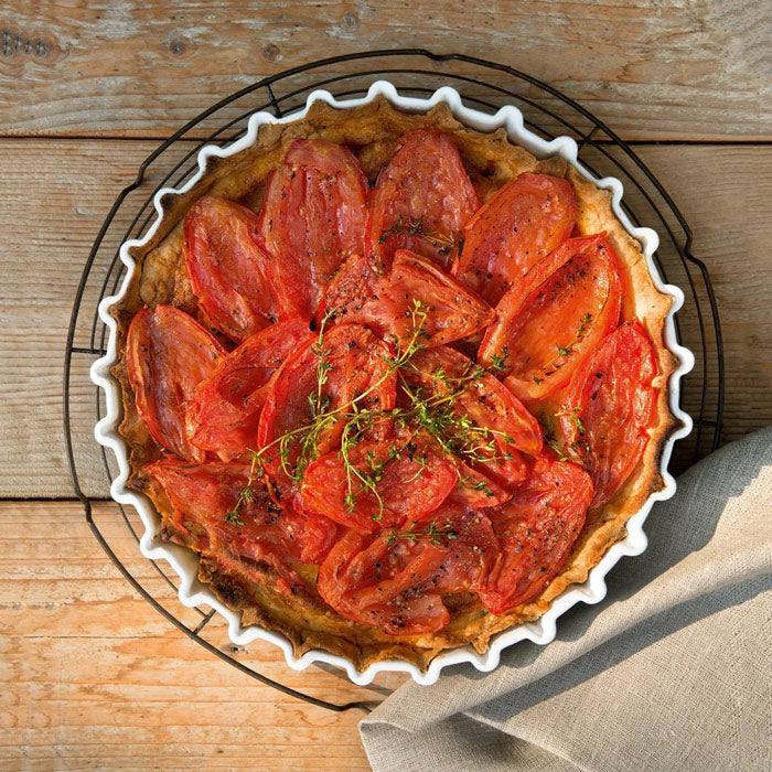 Grande Fruit Tart Dish - White - Image 4
