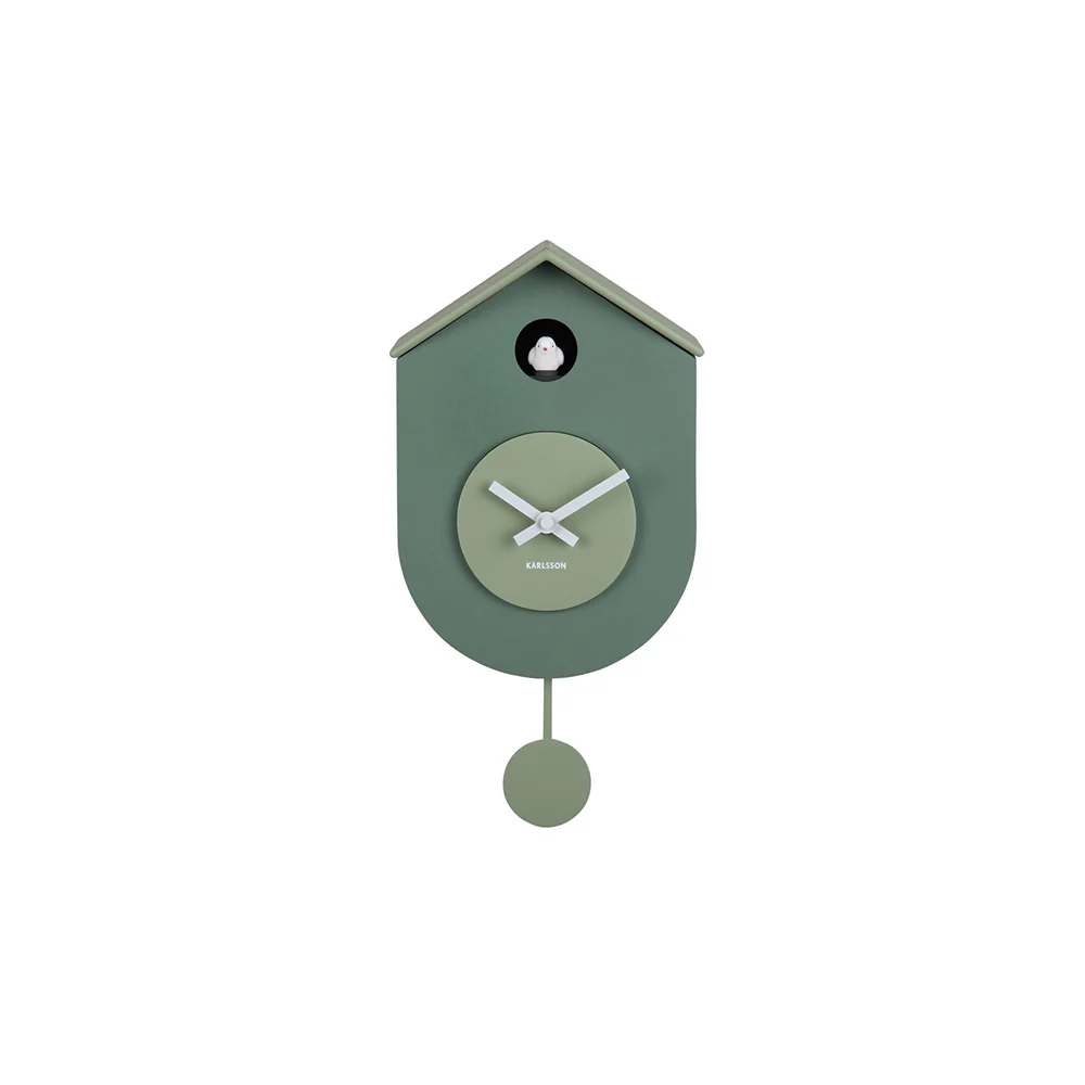 Grato Cuckoo Wall Clock - Green - Image 2