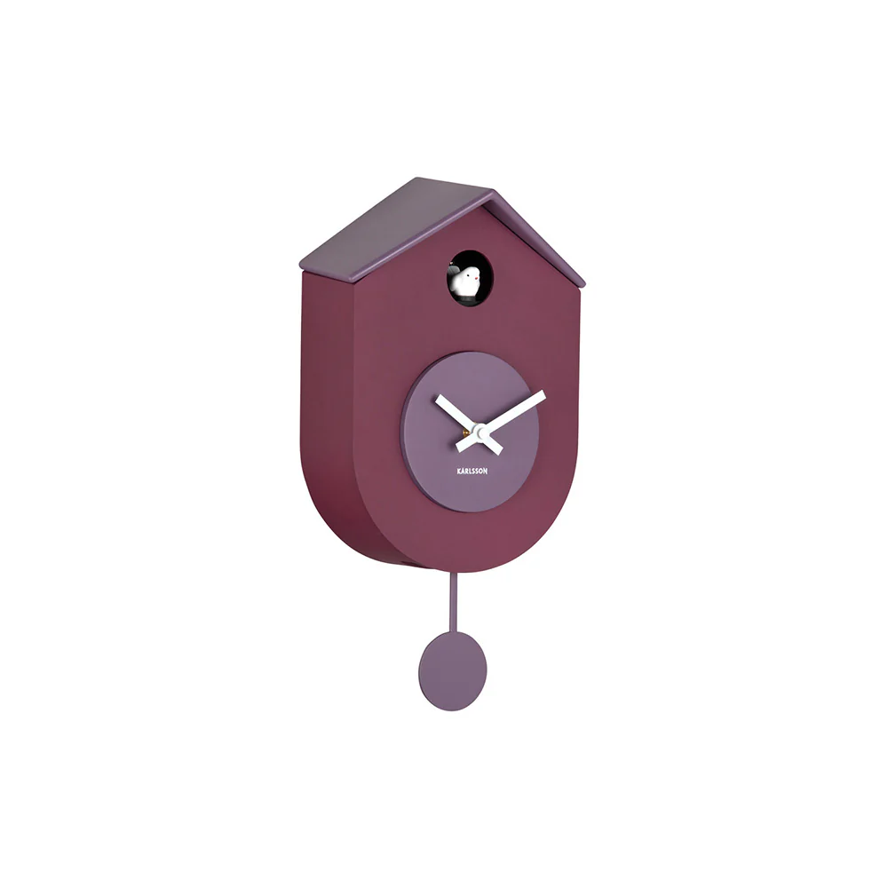 Grato Cuckoo Wall Clock - Mauve - Image 2