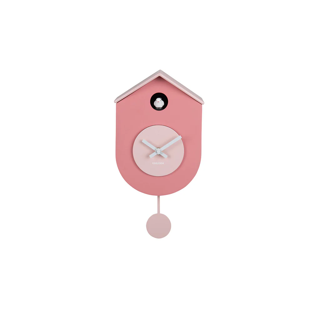 Grato Cuckoo Wall Clock - Pink - Image 3