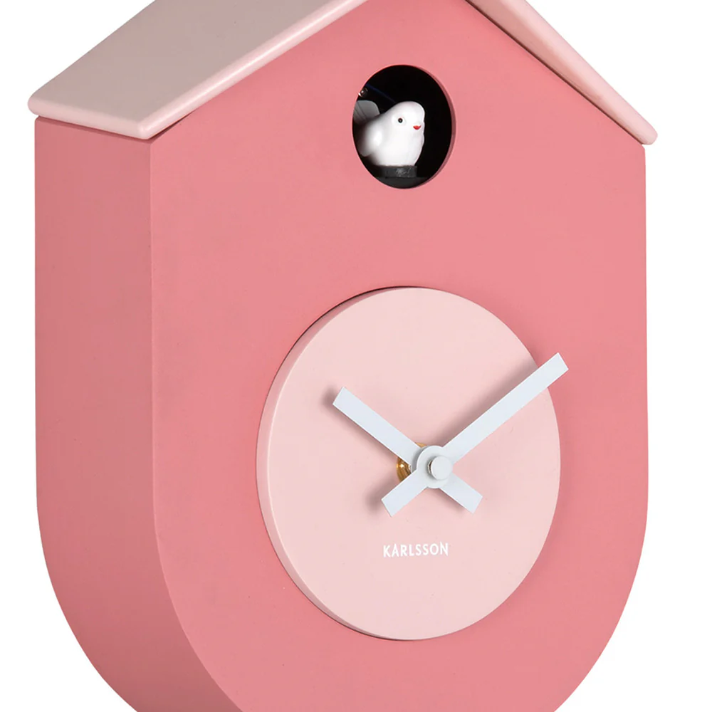 Grato Cuckoo Wall Clock - Pink - Image 4