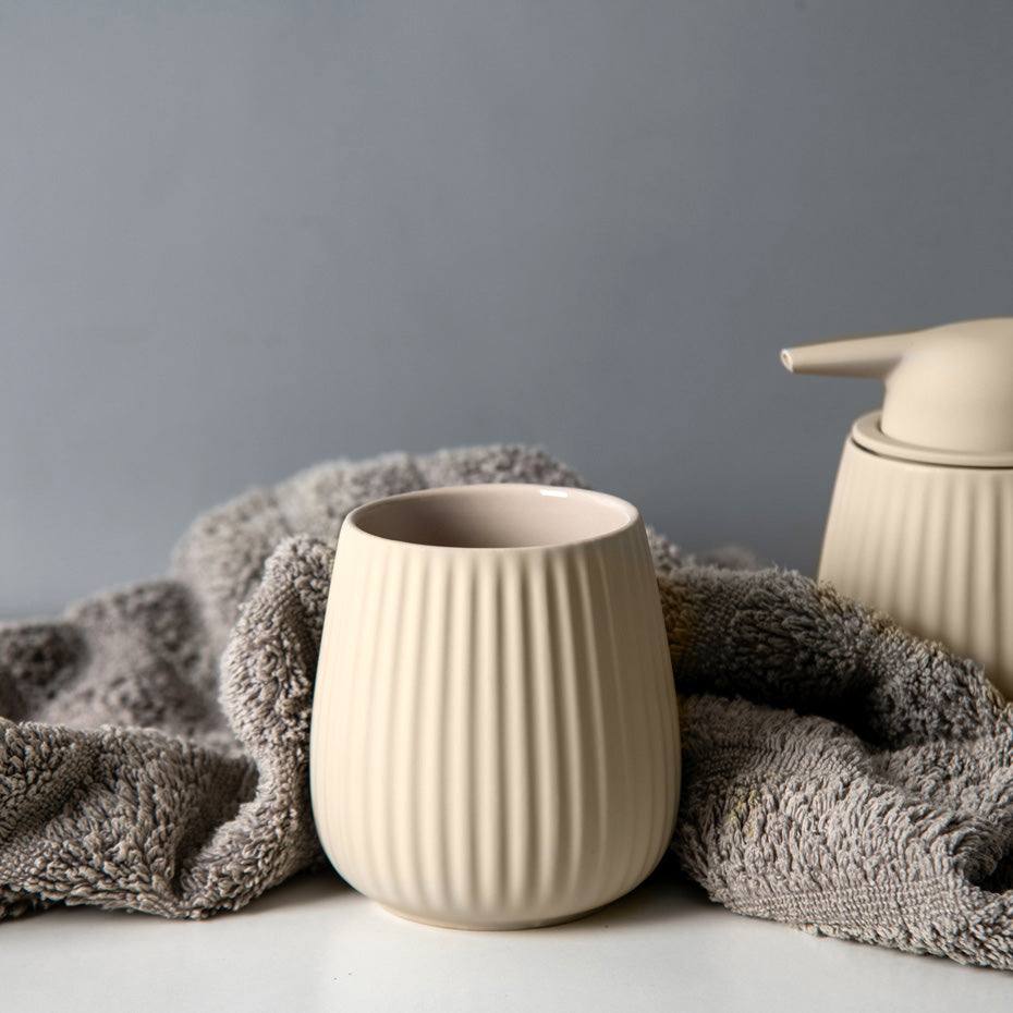 Groove Toothbrush Tumbler - Ivory - Image 4