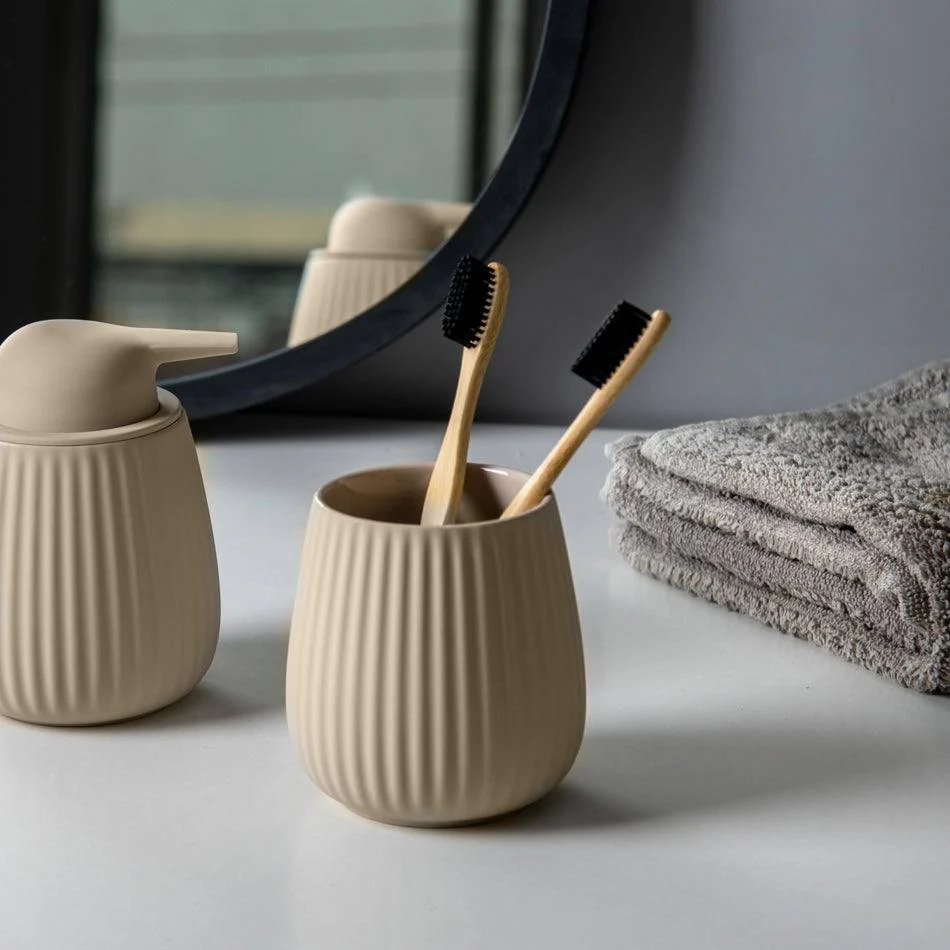 Groove Toothbrush Tumbler - Ivory - Image 5