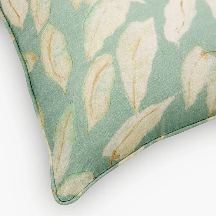 Grove Linen Cushion Cover 45x45cm - Duck Egg - Image 3