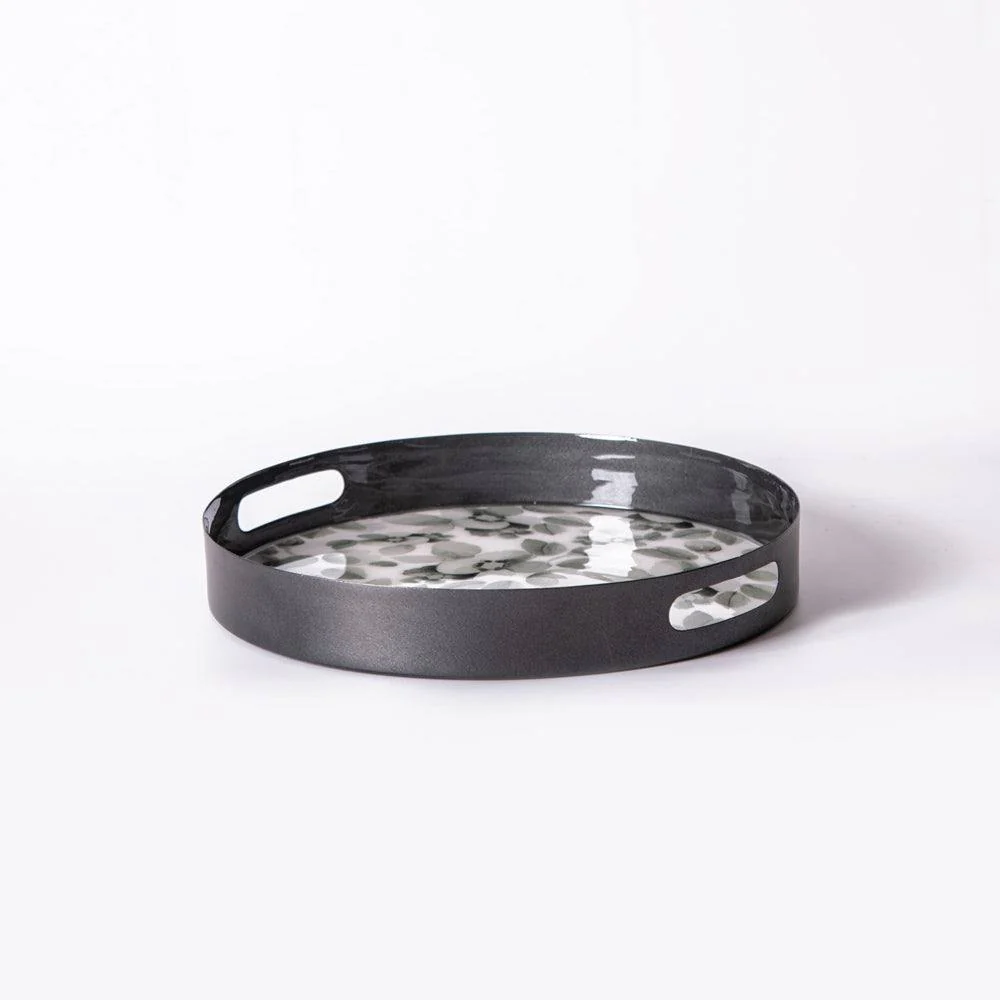 Gunmetal Serving Tray Medium - Periwinkle - Image 3