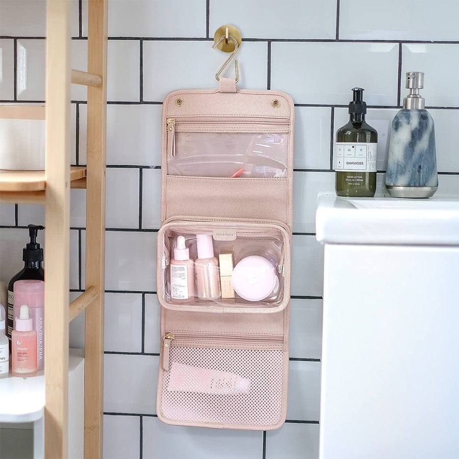 Hanging Travel Washbag - Blush Pink