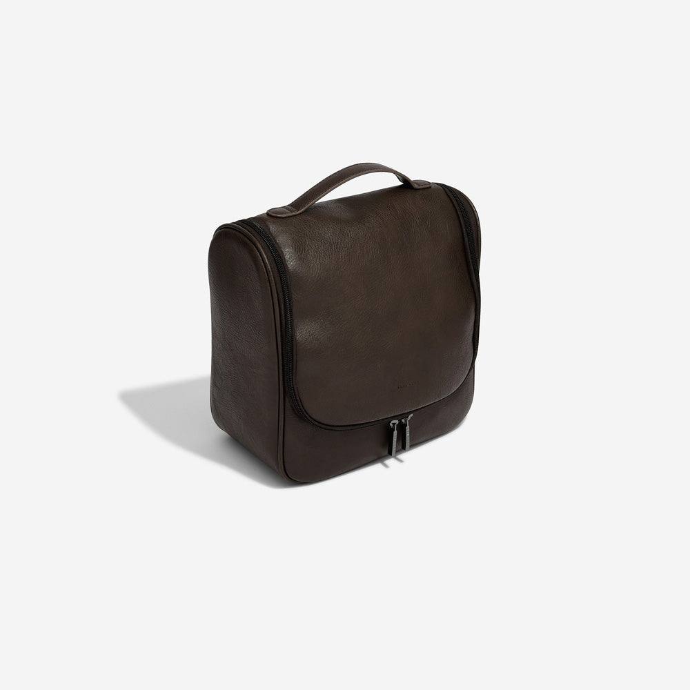 Hanging Travel Washbag Large - Brown - Image 5