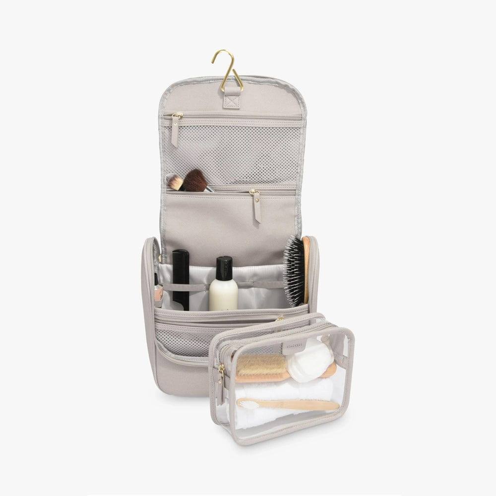Hanging Travel Washbag Large - Taupe - Image 3