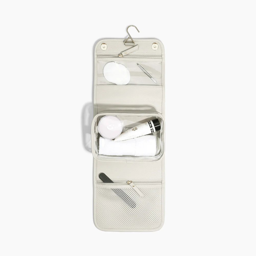 Hanging Travel Washbag - Oatmeal - Image 2
