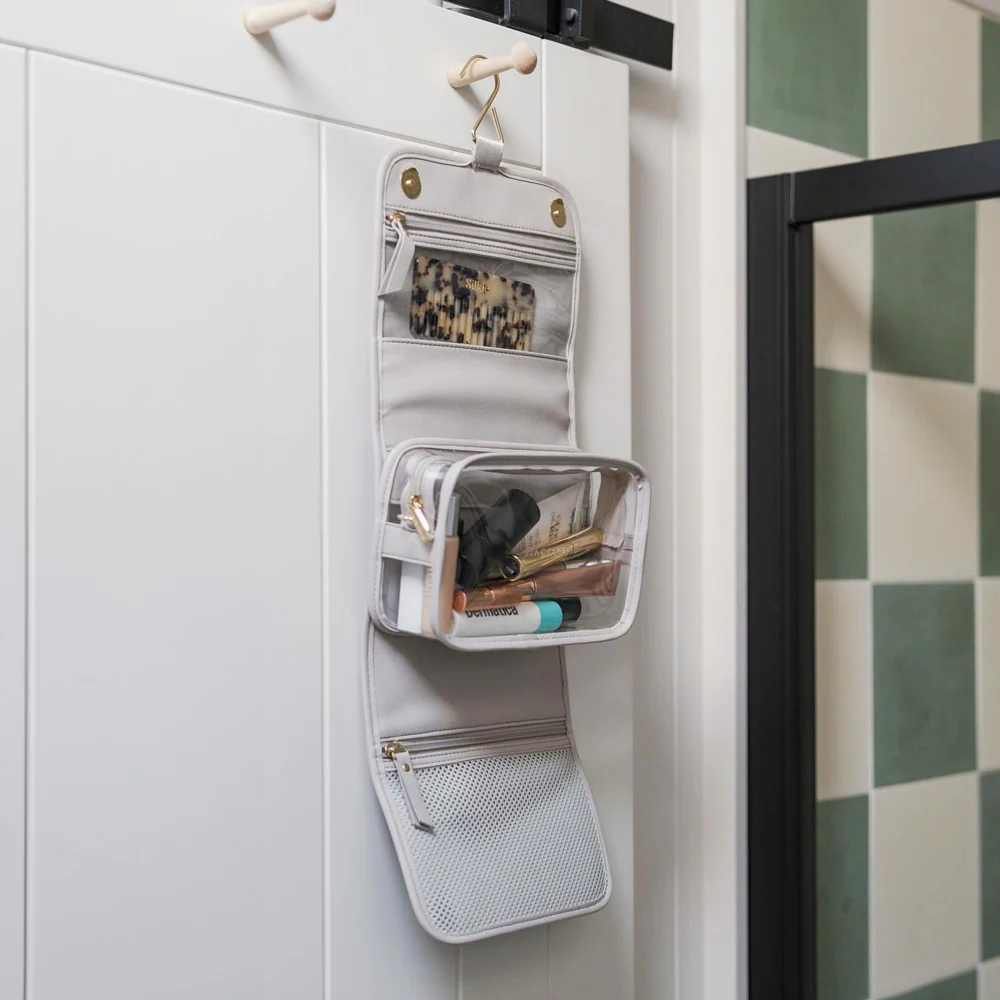 Hanging Travel Washbag - Oatmeal - Image 5